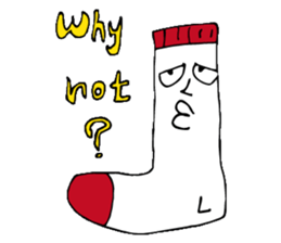 Twins of socks "Lefton and Righton" sticker #11006777