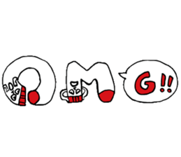 Twins of socks "Lefton and Righton" sticker #11006779