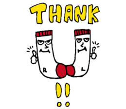 Twins of socks "Lefton and Righton" sticker #11006780