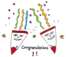 Twins of socks "Lefton and Righton" sticker #11006783