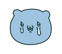 Alpaca and bear! sticker #11006904