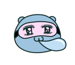 Alpaca and bear! sticker #11006905