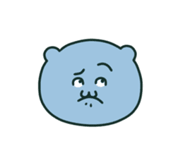 Alpaca and bear! sticker #11006906