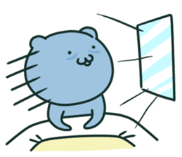 Alpaca and bear! sticker #11006909