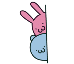 Alpaca and bear! sticker #11006912