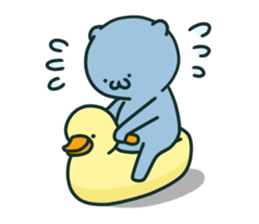 Alpaca and bear! sticker #11006913