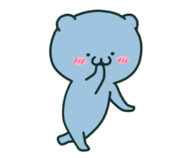 Alpaca and bear! sticker #11006921