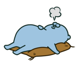 Alpaca and bear! sticker #11006922