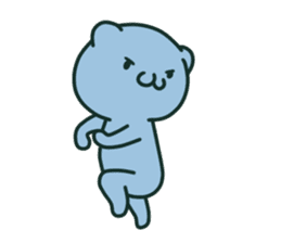 Alpaca and bear! sticker #11006924