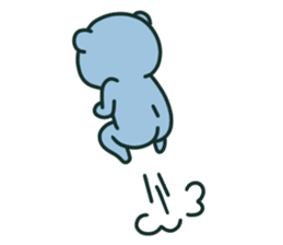 Alpaca and bear! sticker #11006925