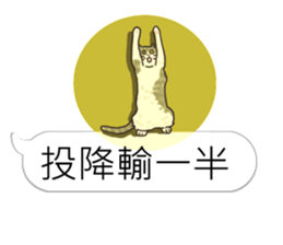 bobble cat message talk 3 sticker #11007042