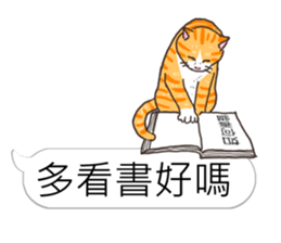 bobble cat message talk 3 sticker #11007045