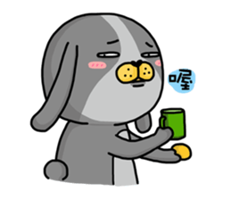 I'm cutie rabbit than dogs part III sticker #11007438