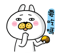 I'm cutie rabbit than dogs part III sticker #11007440