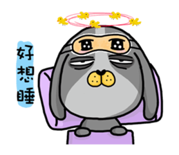 I'm cutie rabbit than dogs part III sticker #11007443