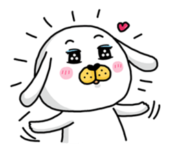 I'm cutie rabbit than dogs part III sticker #11007449