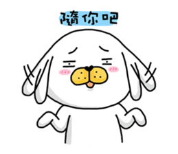 I'm cutie rabbit than dogs part III sticker #11007458