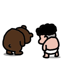 bear and kid sticker2 sticker #11007785