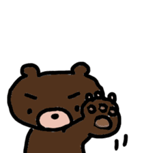 bear and kid sticker2 sticker #11007796
