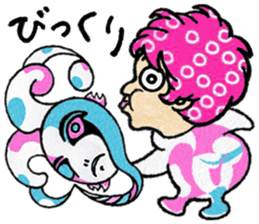 Futwushi, likes trying to catch a fish sticker #11008198