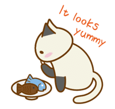 cat banquet(Eng ver.) sticker #11008330