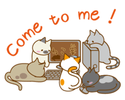 cat banquet(Eng ver.) sticker #11008338