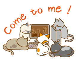 cat banquet(Eng ver.) sticker #11008338