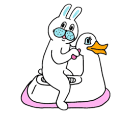 OKAME Sticker 4 -More rabbit SASAKI- sticker #11008554