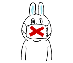 OKAME Sticker 4 -More rabbit SASAKI- sticker #11008555