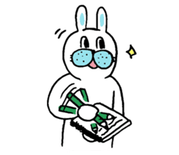 OKAME Sticker 4 -More rabbit SASAKI- sticker #11008562