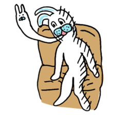 OKAME Sticker 4 -More rabbit SASAKI- sticker #11008566