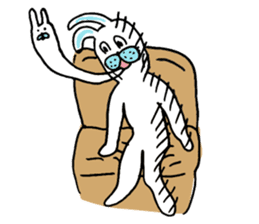 OKAME Sticker 4 -More rabbit SASAKI- sticker #11008566