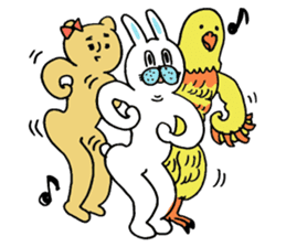 OKAME Sticker 4 -More rabbit SASAKI- sticker #11008580