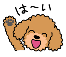 Cute! Poodle Stickers 2 sticker #11008631