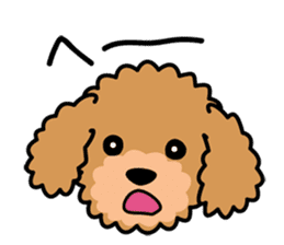 Cute! Poodle Stickers 2 sticker #11008633