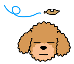 Cute! Poodle Stickers 2 sticker #11008642