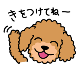 Cute! Poodle Stickers 2 sticker #11008643