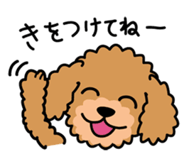 Cute! Poodle Stickers 2 sticker #11008643