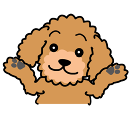 Cute! Poodle Stickers 2 sticker #11008652