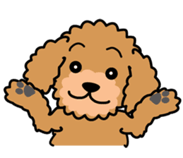 Cute! Poodle Stickers 2 sticker #11008652