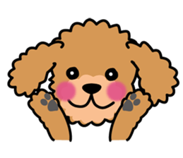 Cute! Poodle Stickers 2 sticker #11008660
