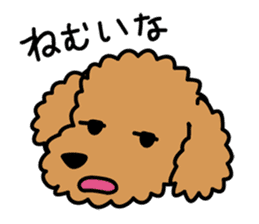 Cute! Poodle Stickers 2 sticker #11008662