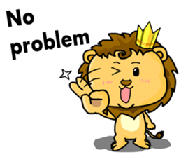 A cute lion (Seth1) sticker #11008669