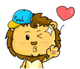 A cute lion (Seth1) sticker #11008677
