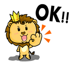 A cute lion (Seth1) sticker #11008678
