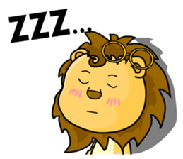 A cute lion (Seth1) sticker #11008681