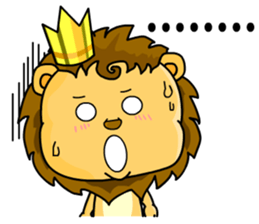 A cute lion (Seth1) sticker #11008684