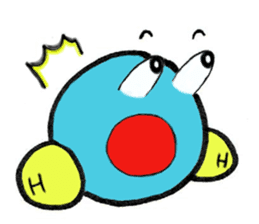 Mr. water molecule sticker #11009308