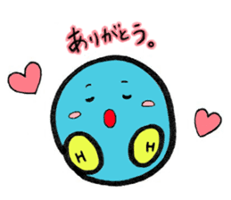 Mr. water molecule sticker #11009309