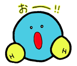 Mr. water molecule sticker #11009313